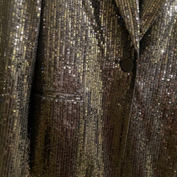 Philosophy Black Sequin Blazer Jacket Size Small NWT - Picture 10 of 15